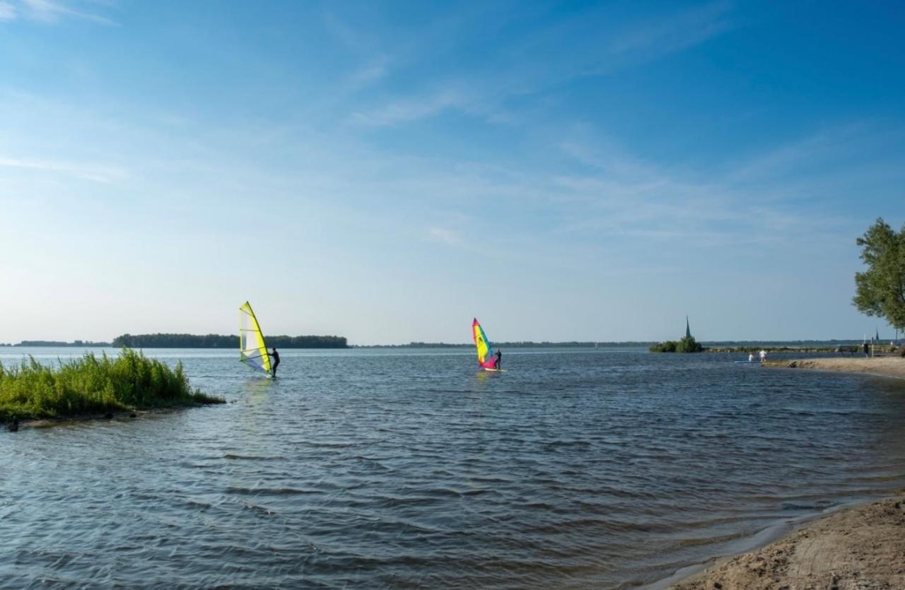 Luxus Cube Meerblick Veluwemeer Am Strand In Erster Reihe Hulshorst Extérieur photo