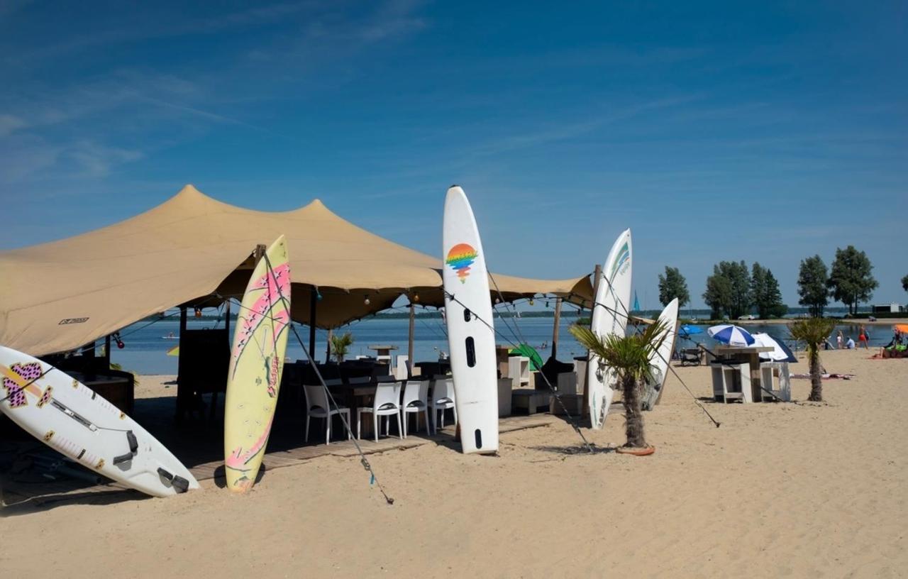 Luxus Cube Meerblick Veluwemeer Am Strand In Erster Reihe Hulshorst Extérieur photo