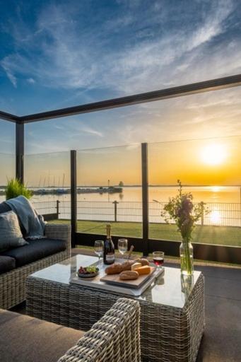 Luxus Cube Meerblick Veluwemeer Am Strand In Erster Reihe Hulshorst Extérieur photo