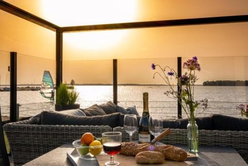 Luxus Cube Meerblick Veluwemeer Am Strand In Erster Reihe Hulshorst Extérieur photo