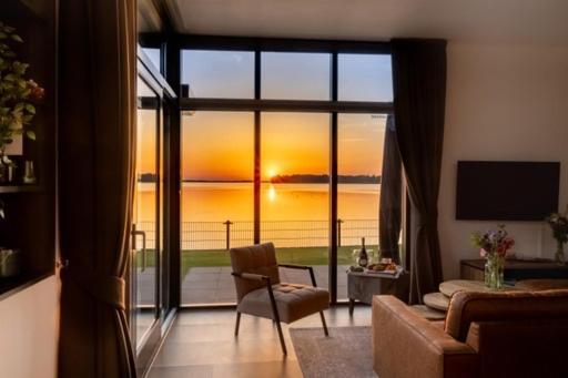 Luxus Cube Meerblick Veluwemeer Am Strand In Erster Reihe Hulshorst Extérieur photo